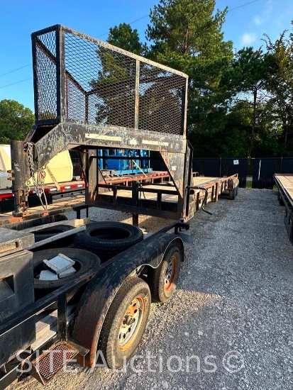 2007 TTNT 30ft. T/A Gooseneck Flatbed Utility Trailer