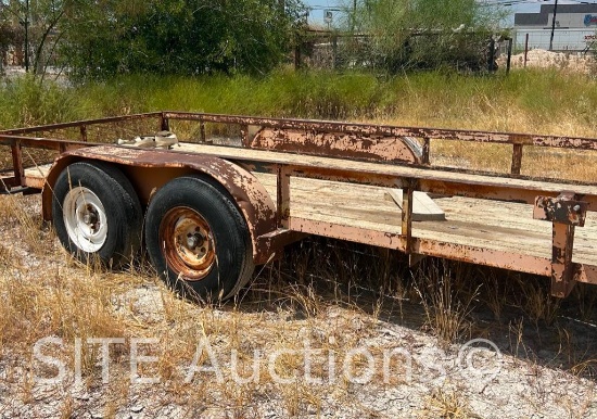1996 Top Hat 16ft. T/A Flatbed Utility Trailer