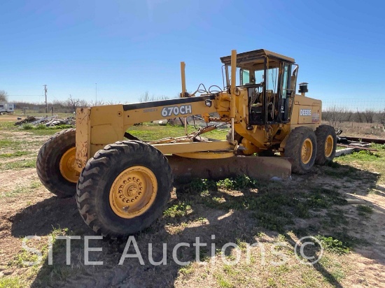 John Deere 670CH Motor Grader