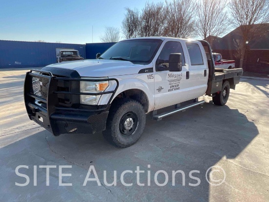 2011 Ford F250 SD Crew Cab Flatbed Truck