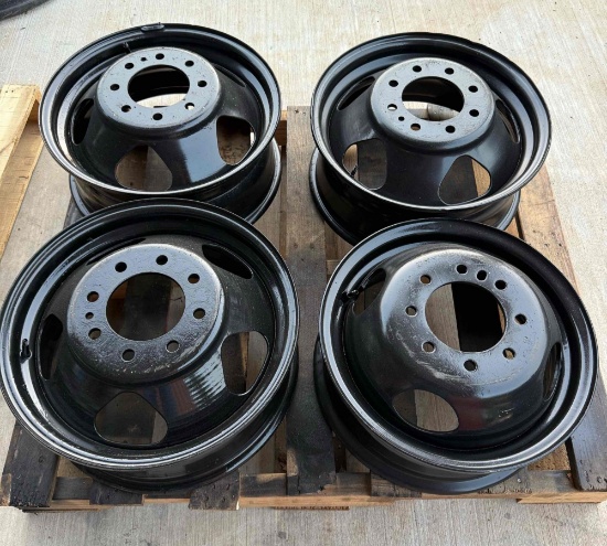 Qty of 4 Trailer Wheels