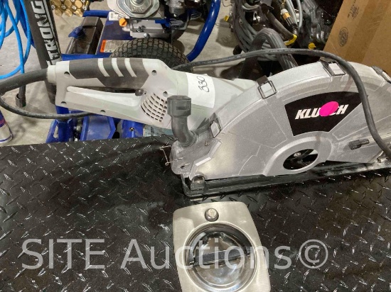 Klutch 14in. Electric Concrete Cut Saw