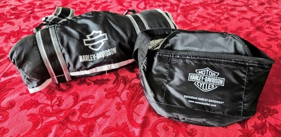 Harley Davidson Cooler, Blanket, and Gift Card