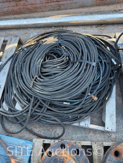 Pallet of Hydraulic Hoses
