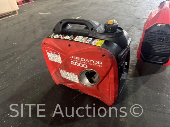 Qty of 2 Predator Inverter Generators