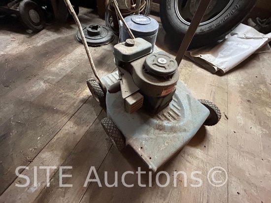 Antique push mower