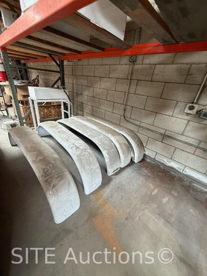 Qty of 5 Truck Tractor Rear wheel fenders