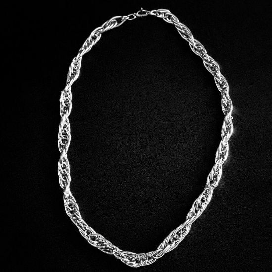 18" Sterling Silver Necklace Made in Italy