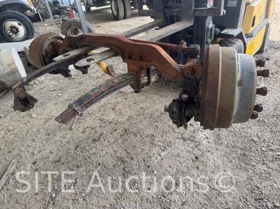 12k Front Axle w/ Leaf Spring Suspension