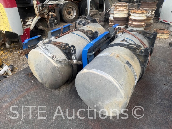 2 Freightliner Cascadia Diesel Fuel Tanks