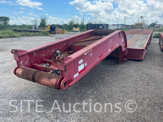 2013 Peerless 5/A Extendable Lowboy Trailer w/ T/A Booster Dolly