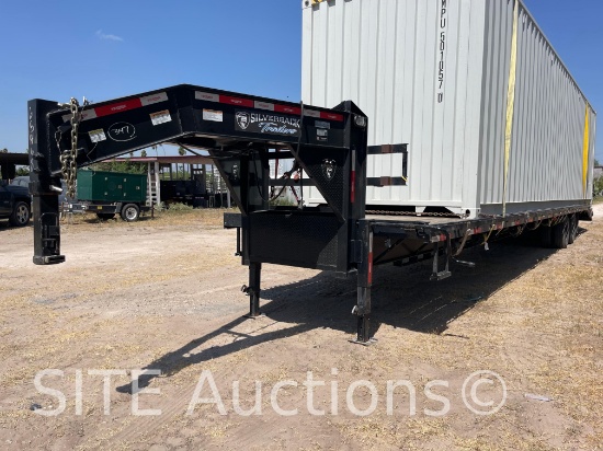 2025 Silverback Trailer Co. 45FB Gooseneck T/A Flatbed Trailer w/ Ramps