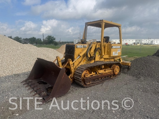 1993 John Deere 555G Crawler Loader