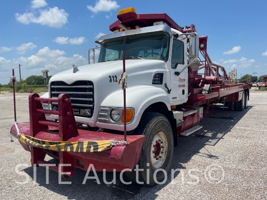 2007 Mack CV713 Granite T/A Oilfield Bed Truck