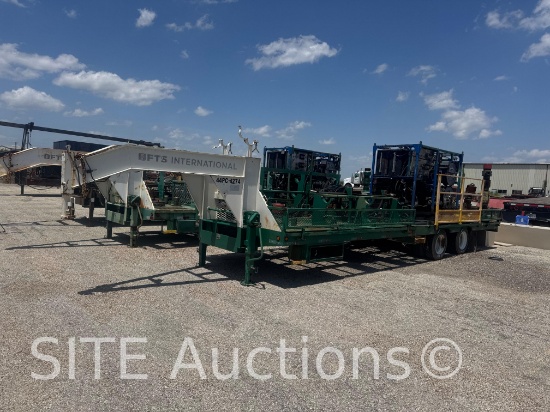 Gooseneck T/A Flatbed Trailer w/ Grease Injector Unit