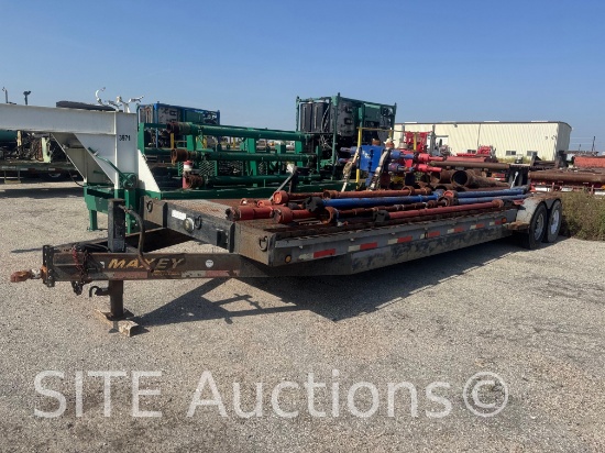 2002 Shopmade T/A Oilfield Flatbed Trailer