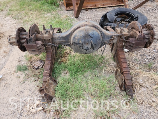 Truck Rear Axle w/ Spring Suspension
