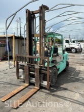 2000 Mitsubishi FD50C Pneumatic Tire Forklift