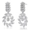 18K White Gold Setting with 1.19tcw Diamond Earrings