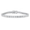 18K White Gold Setting with 9.32ct Diamond Bracelet