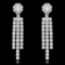 18K White Gold and 2.55ct Diamond Earrings