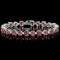 14K Gold 27.91ct Tourmaline 1.76ct Diamond Bracelet