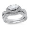 14K White Gold Setting with 0.75ct Center and 1.22tcw Neil Lane