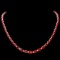 14K Yellow Gold 35.65ct Ruby and 1.22ct Diamond Necklace