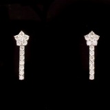 14k Gold 1.85ct Diamond Earrings