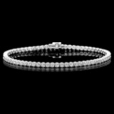 18K Gold 4.56ct Diamond Bracelet