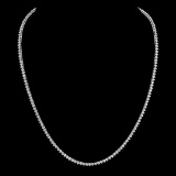 18K Gold 7.12ct Diamond Necklace
