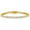 18k Yellow Gold 7.86ct Diamond Tennis Bracelet