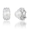 Platinum Setting with 12mm White Pearls and 1.49ct Diamond Earrings