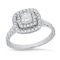 14K White Gold Setting with 0.44ct Center and 1.09tcw Diamond Neil Lane