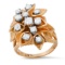 14K Yellow Gold Setting with 0.80ct Diamond Ladies Ring