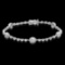 18K White Gold and 3.93ct Diamond Bracelet