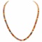 14k Yellow Gold 42.00ct Sapphire 1.00ct Diamond Necklace
