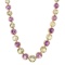 14K Yellow Gold Setting with 49.40ct Prasiolite, 43.83ct Ametyst and 0.10ct Diamond LALI