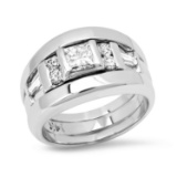 14K White Gold Setting with 0.75tcw Diamond Ladies Ring