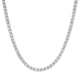 18K White Gold and 13.10ct Diamond Necklace