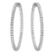 14k White Gold 3.25ct Diamond Earrings