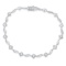 18K White Gold Setting with 0.32ct Diamond Bracelet