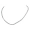 18K White Gold and 21.75ct Diamond Necklace