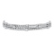 18K White Gold and 4.48ct Diamond Bracelet