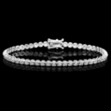 18K Gold 2.78ct Diamond Bracelet