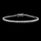 14K White Gold and 2.88ct Diamond Bracelet