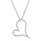 14k White Gold 0.23ct Diamond Pendant