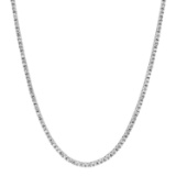 14K White Gold Setting with 3.04ct Diamond Necklace
