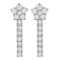14k White Gold 1.89ct Diamond Earrings