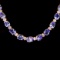 14k Gold 26.60ct Tanzanite 1.77ct Diamond Necklace
